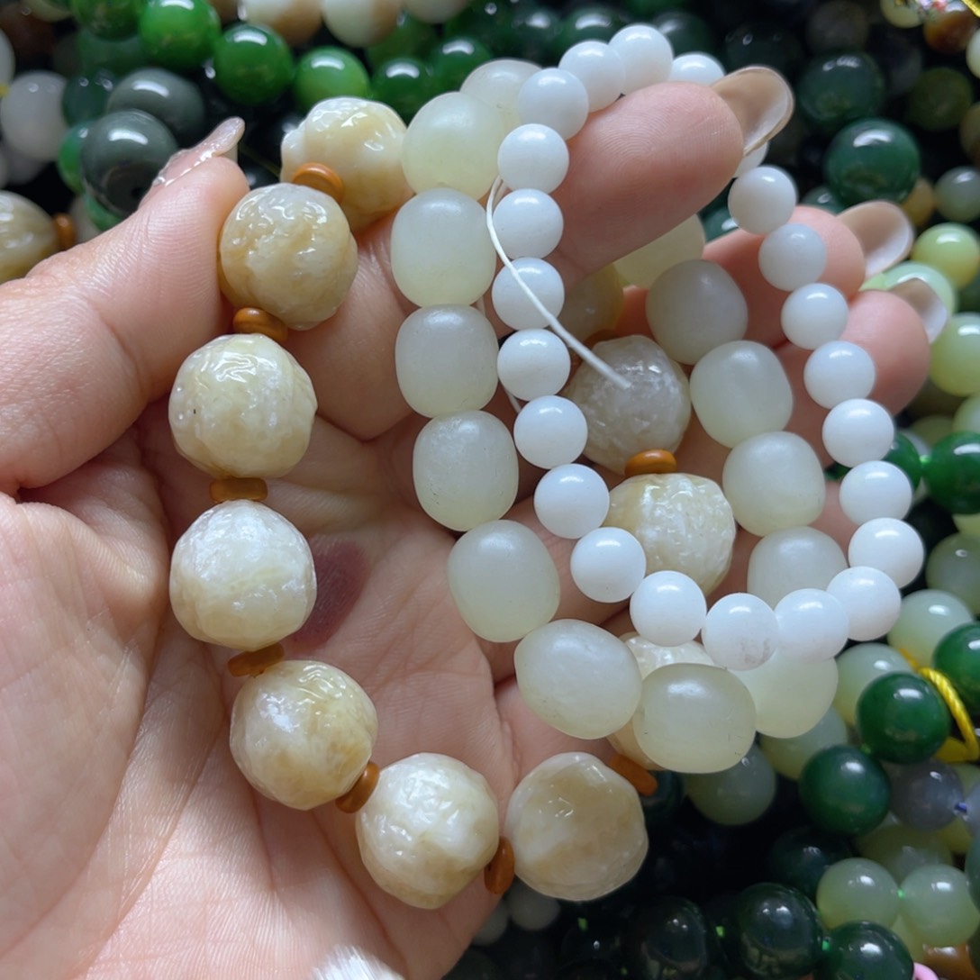 和田玉手链未镶嵌