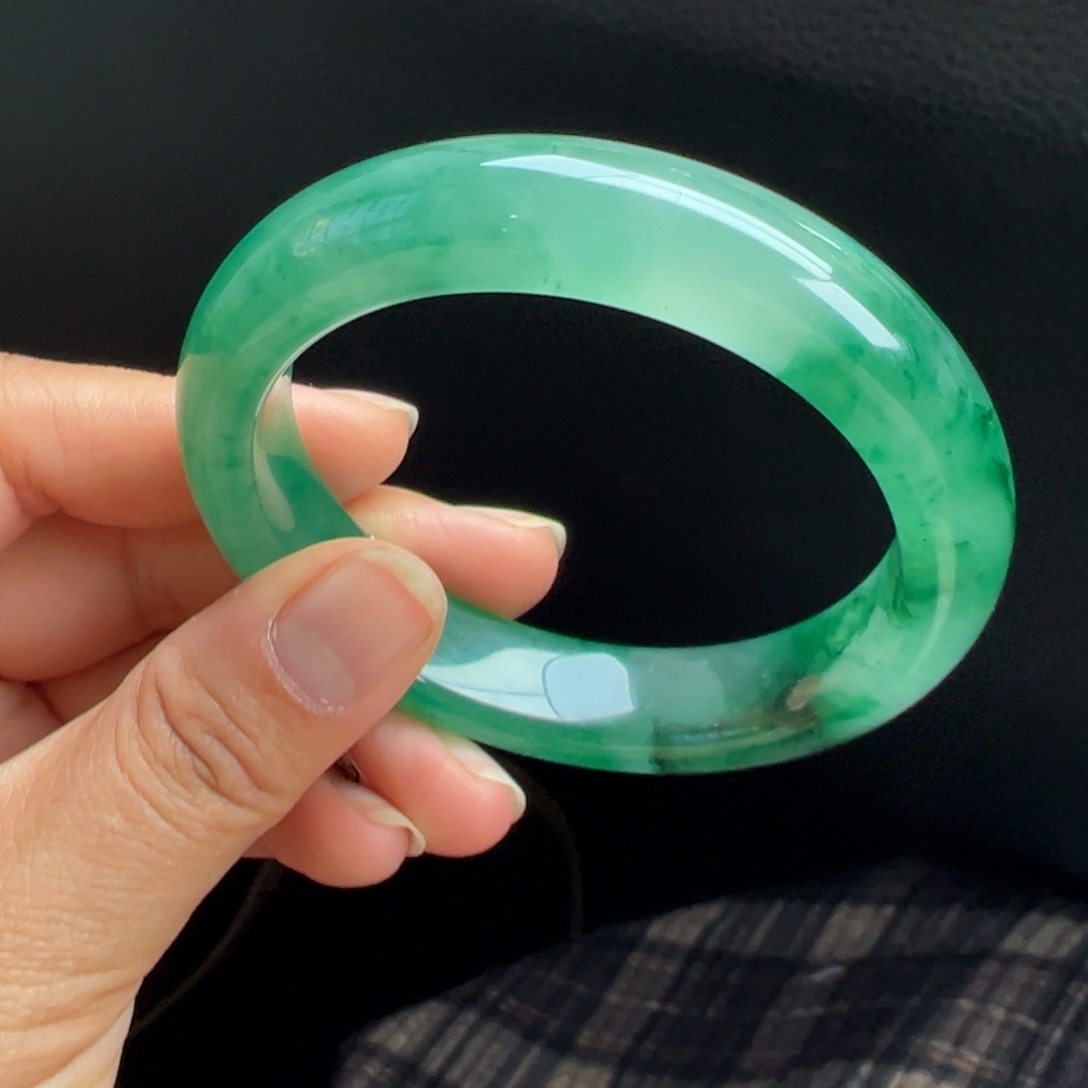 石英质玉未镶嵌手镯非洲翠56