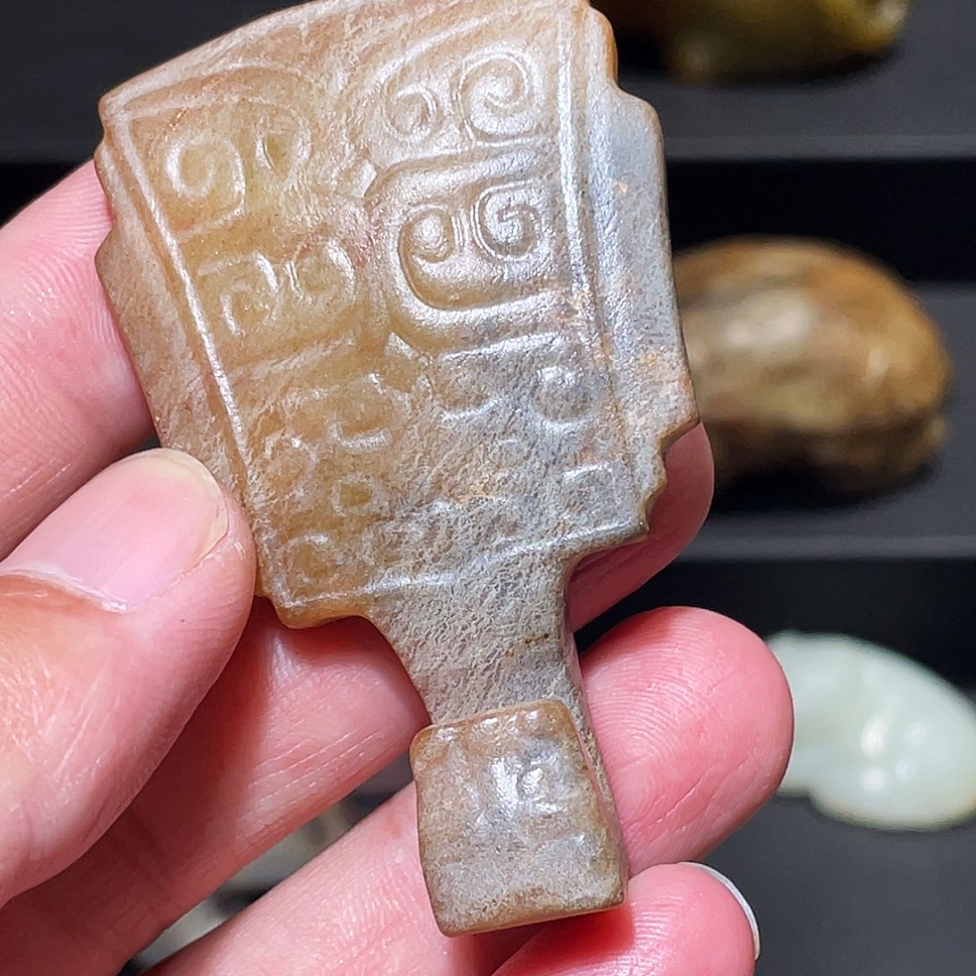 佛***然和田玉（糖玉）未镶嵌挂件