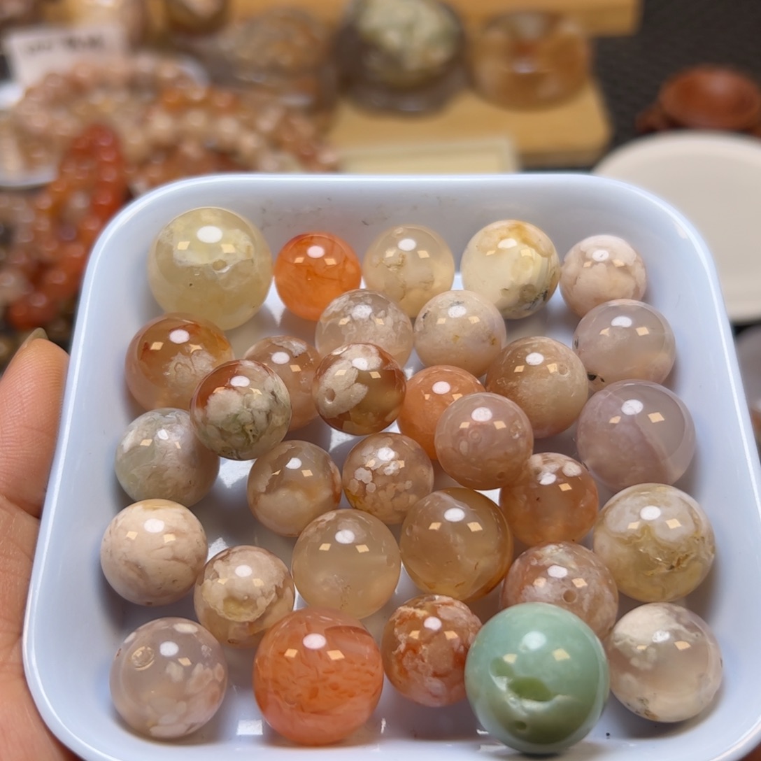 未镶嵌玛瑙/玉髓珠宝半成品✨***?瑕疵品