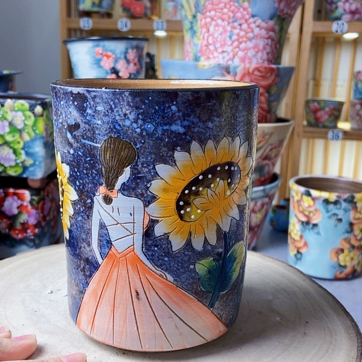 景德镇艺术手绘作品