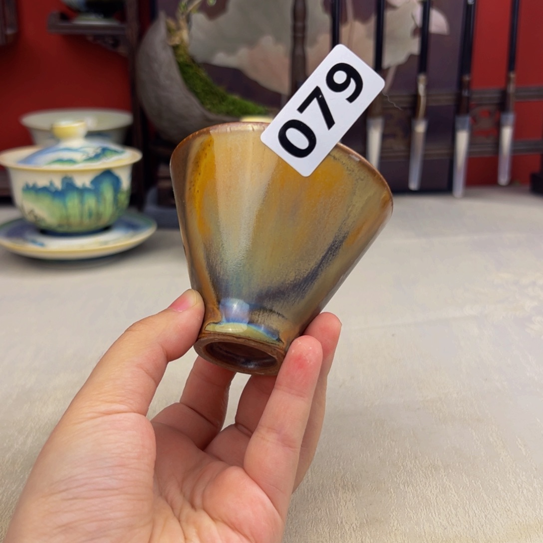 杯子纯手工柴烧主人杯