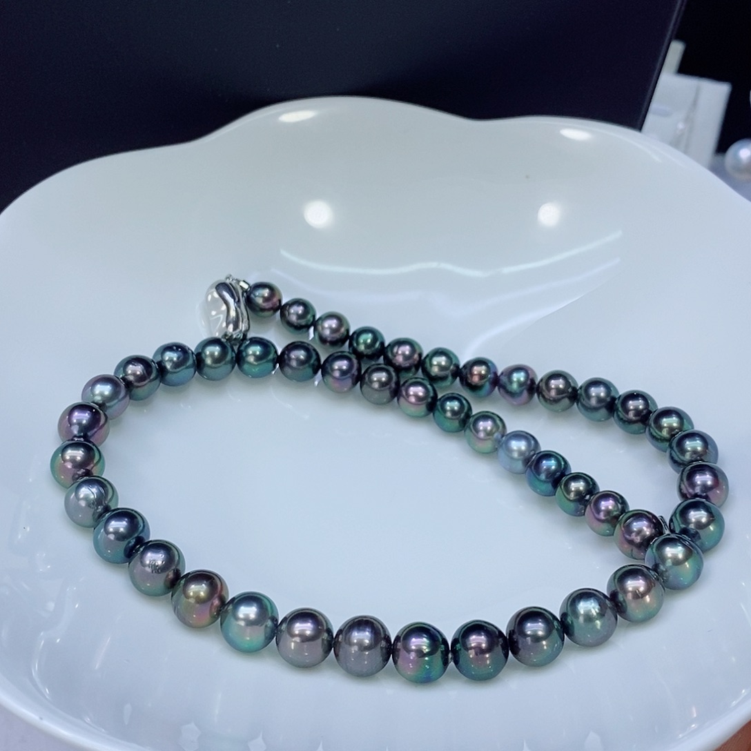 海水珍珠颈饰银S925镶嵌