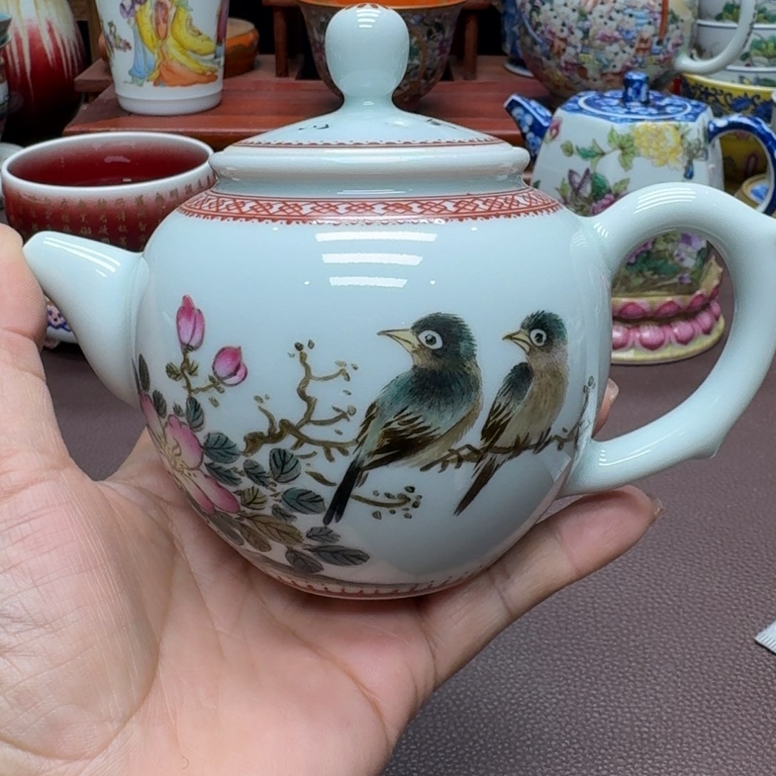 瓷片景德镇仿古手工制作精品展示