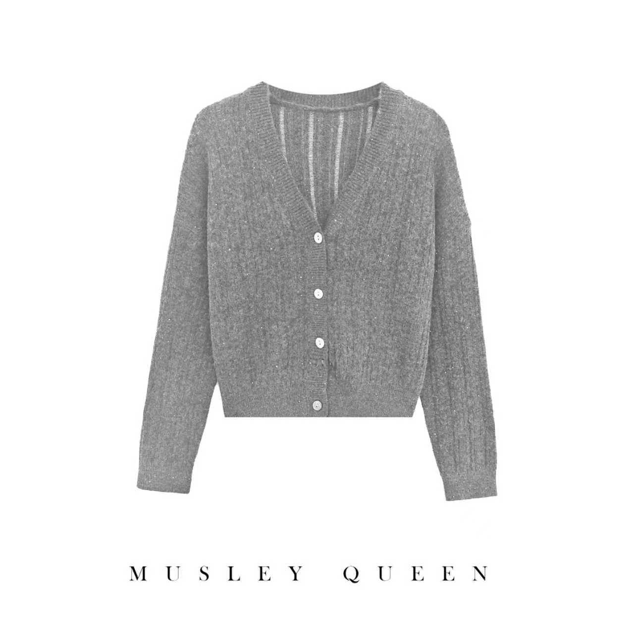 Musley Queen秋上新针织开衫JC06-5655