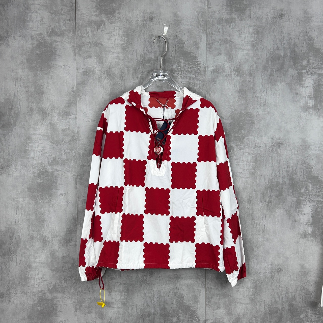 全新未使用 LouisVuitton/路易威登 棋盘格子夹克男款 54码 带吊