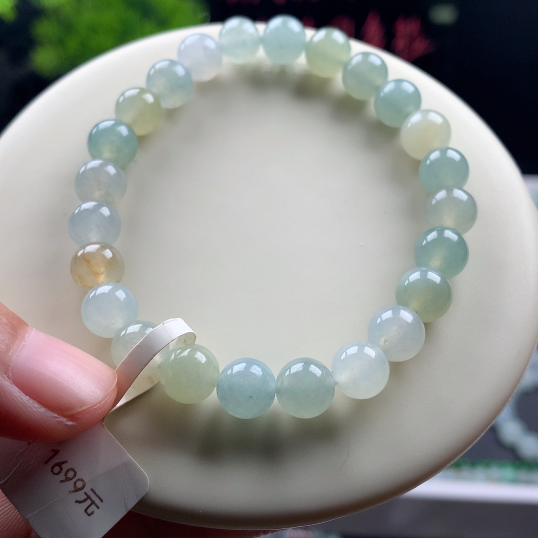 翡翠未镶嵌手链卡8