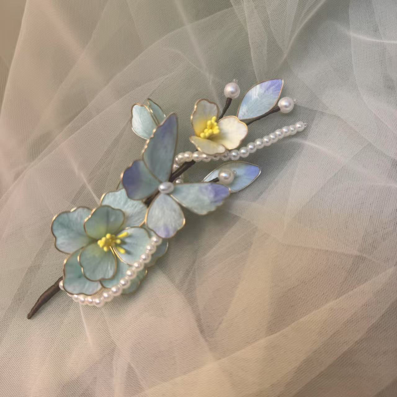 春亦归古风发饰发簪 手工制作默认微瑕