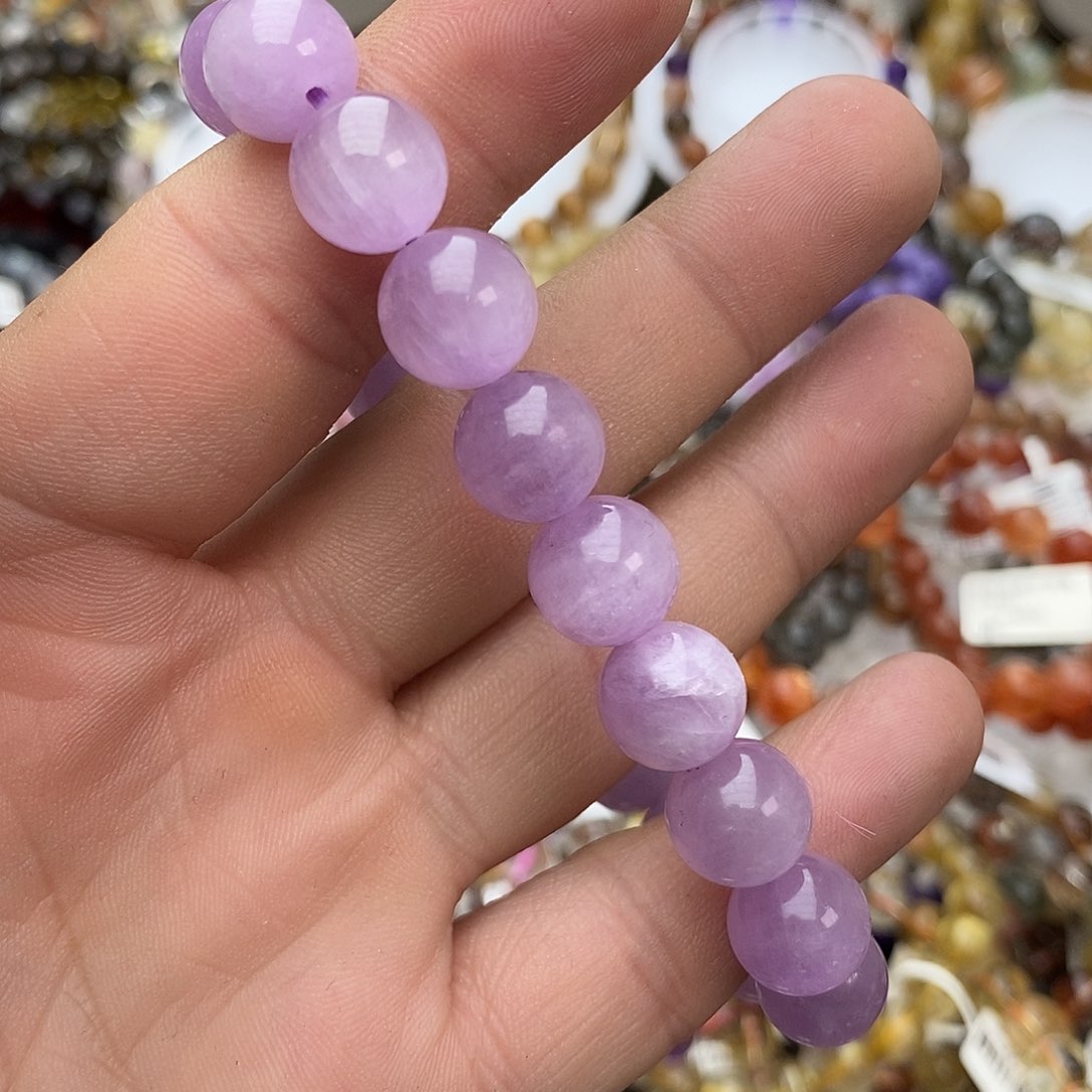 锂辉石手链未镶嵌手链