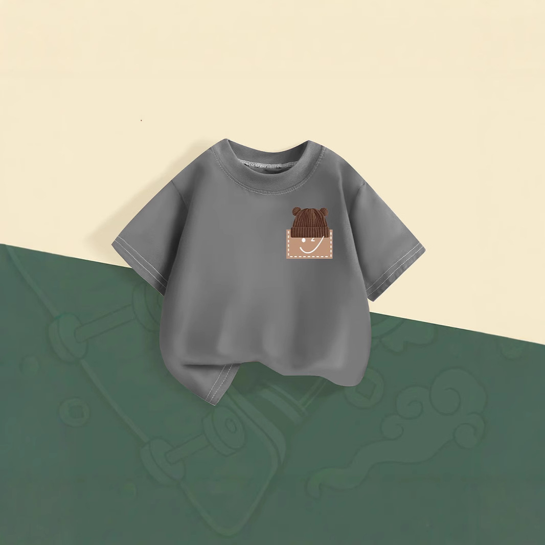 1号儿童夏季衣服短袖T宝宝上衣