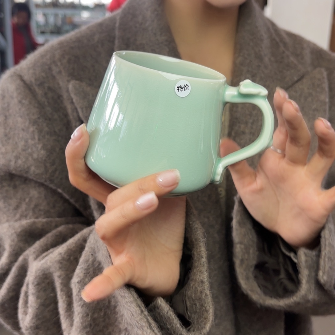 龙泉云间青瓷小米茶器