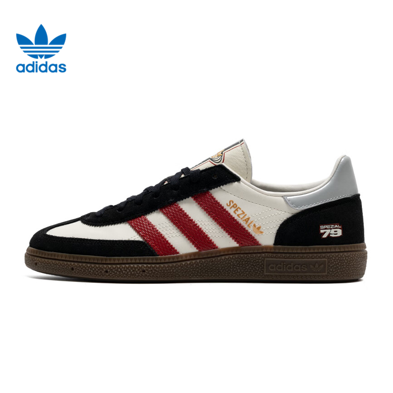 adidas阿迪达斯【环*】三叶草男女鞋HANDBALL运动休闲鞋JQ8735