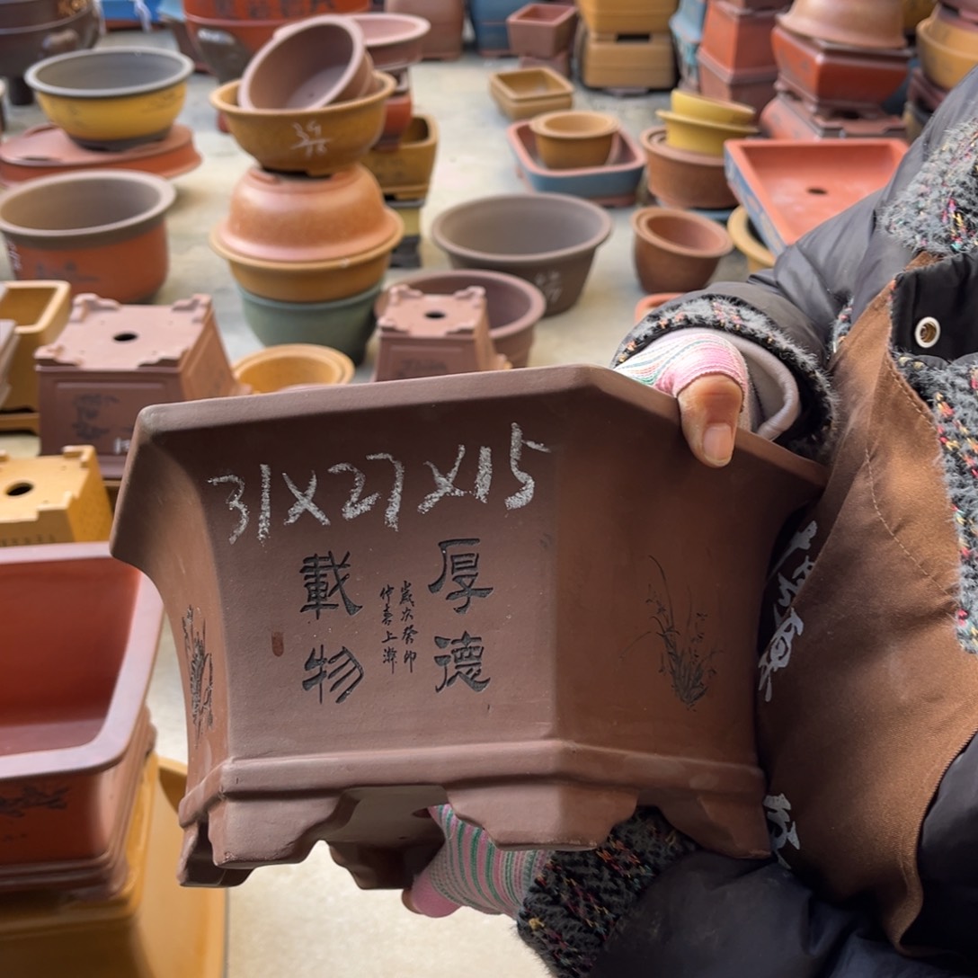 紫砂花盆盆景艺术