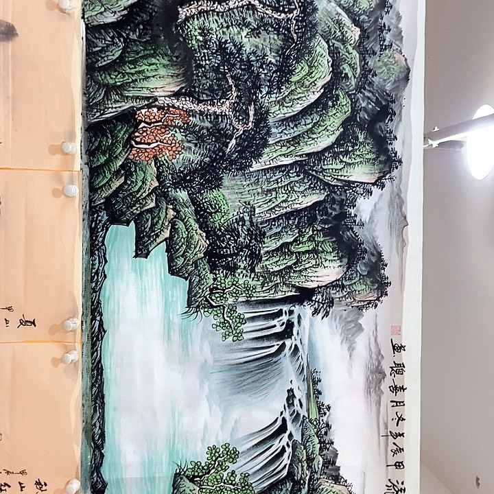 小周画廊的直播间