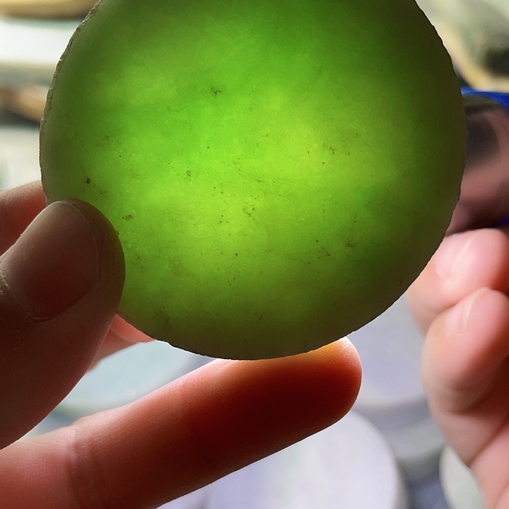 翡翠挂件未镶嵌毛料36