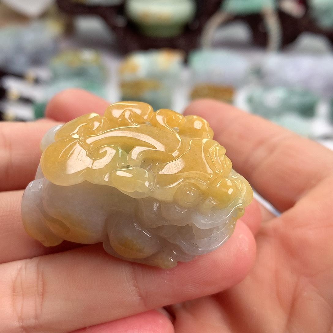 【闪购商品】翡翠颈饰未镶嵌翡翠貔貅