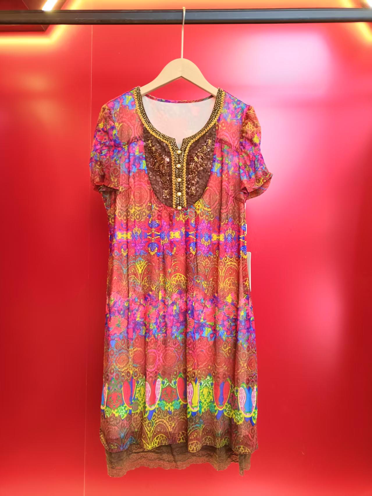 【二姐潮牌】品牌 台湾纱 连衣裙 1132