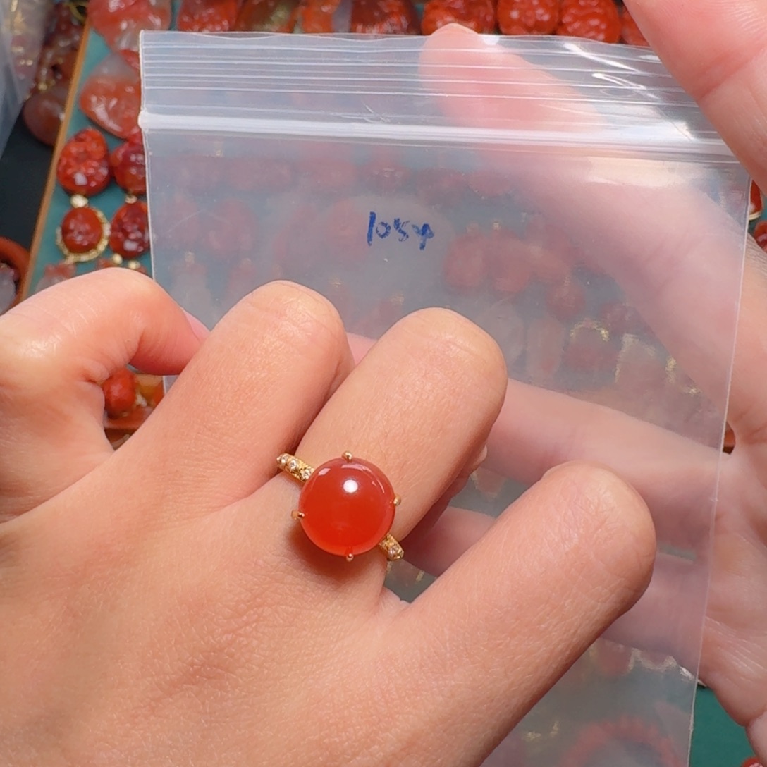 南红玛瑙南红银S925镶嵌