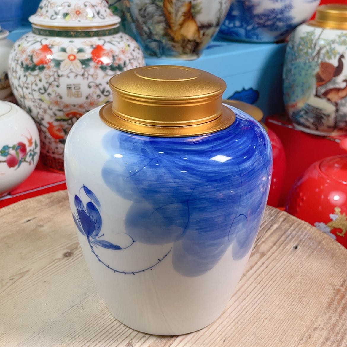 【闪购商品】罐陶瓷茶叶罐密封罐