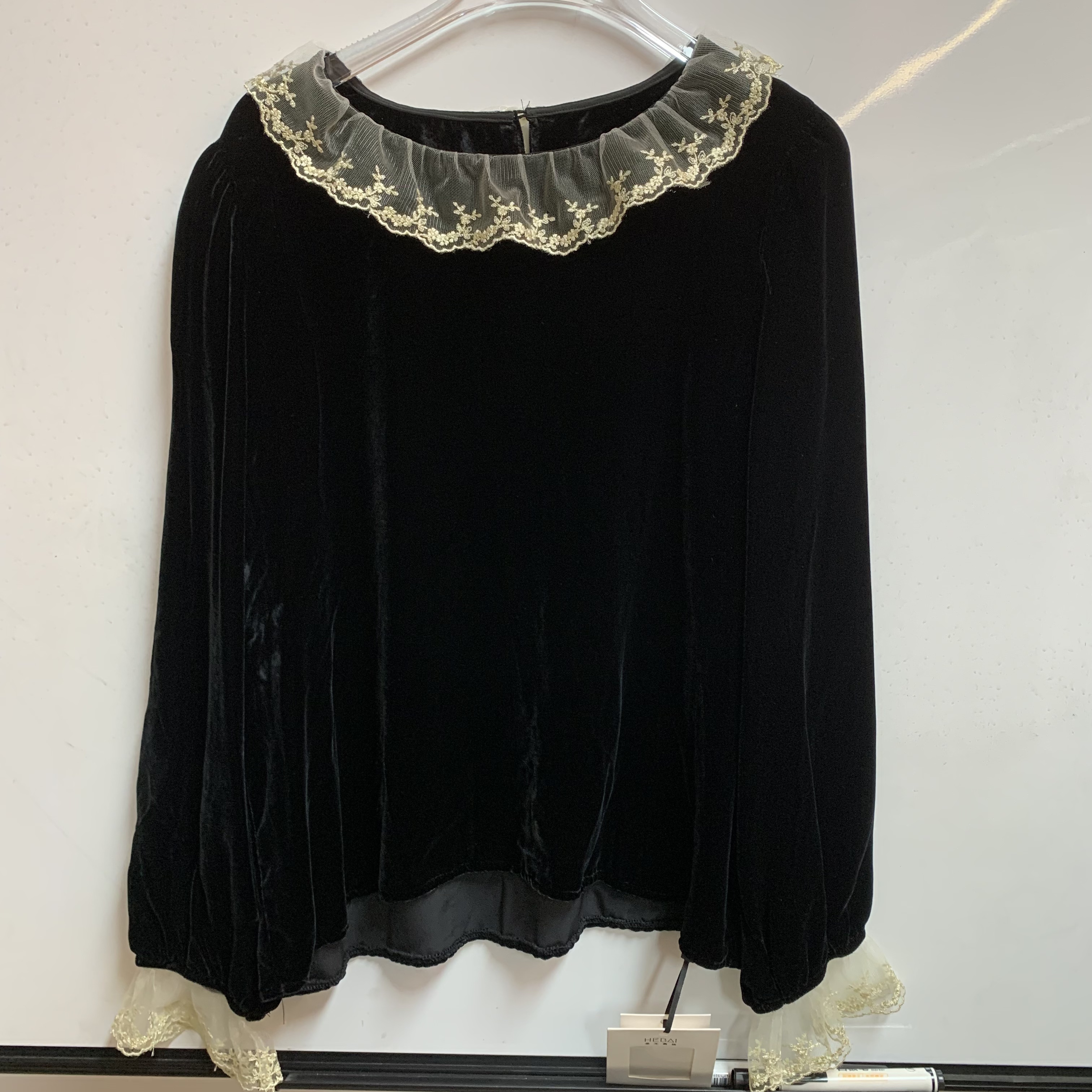 100桑蚕丝真丝丝绒上衣E521