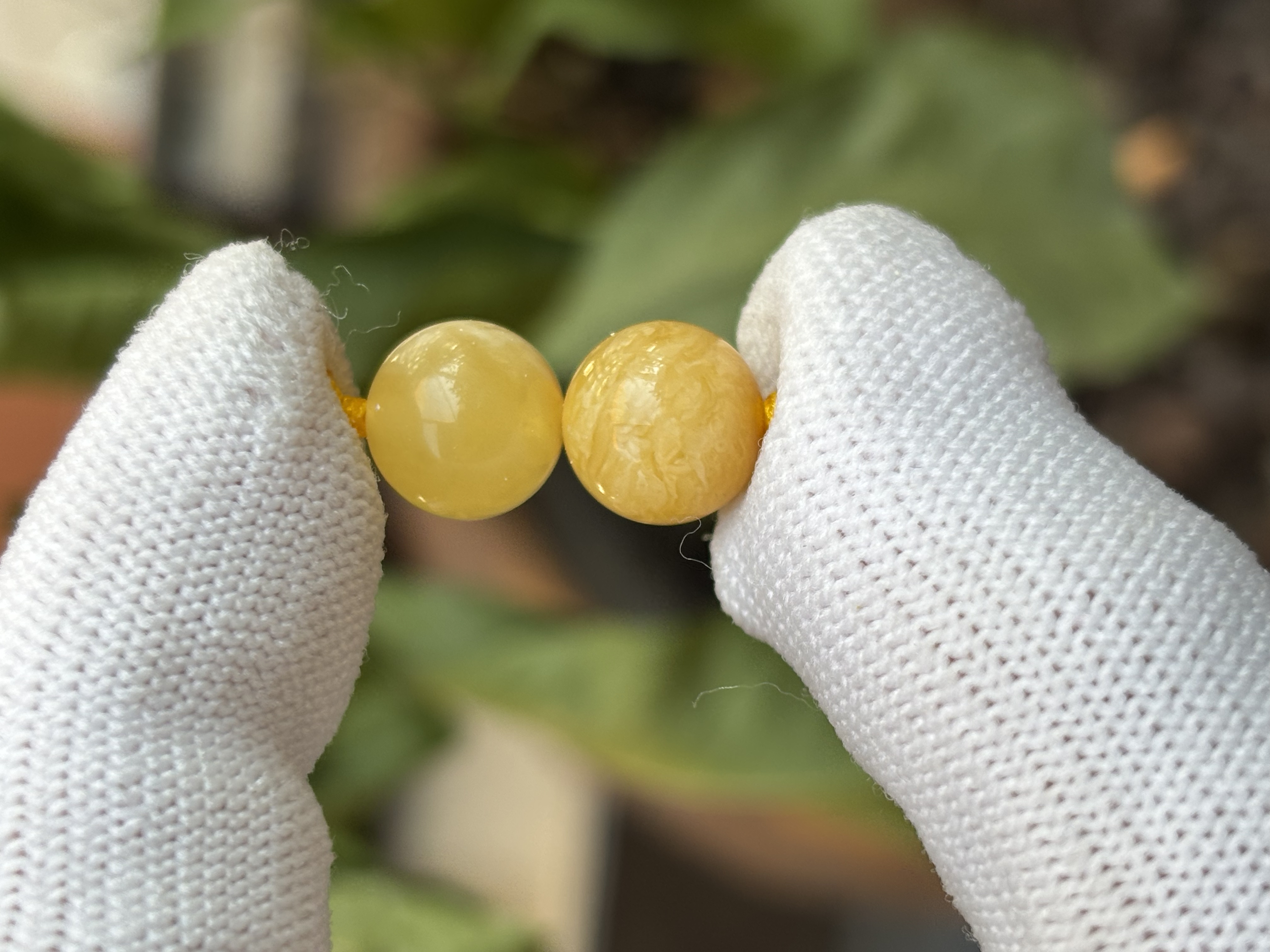 4075天然蜜蜡琥珀圆珠10MM