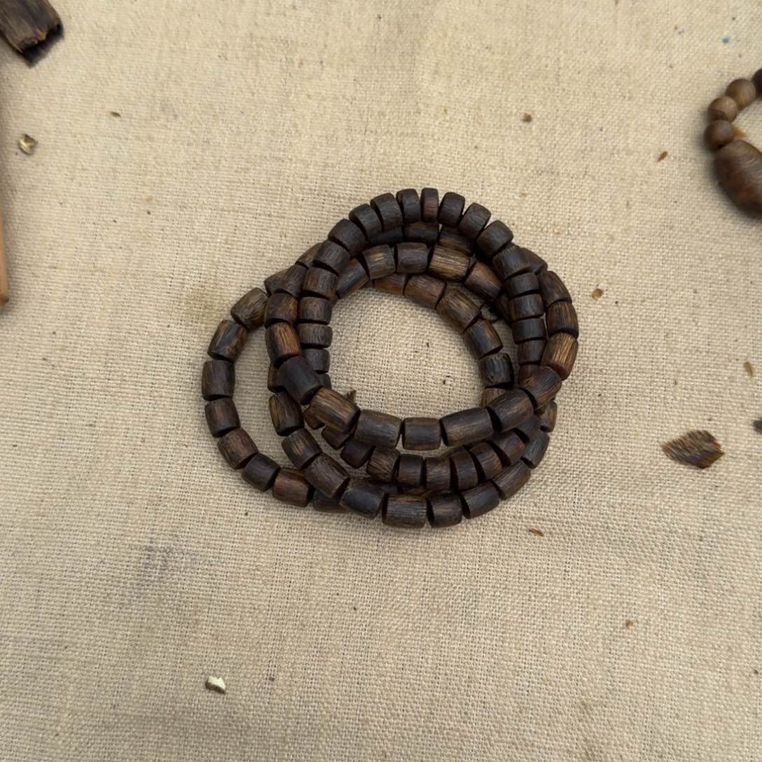 沉香手串绿奇楠沉香沉水单圈约07+多样性发一条