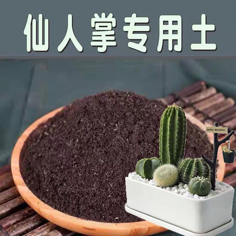仙人掌专用土仙人球专用营养土盆栽土养花种花土通用种植土壤肥料