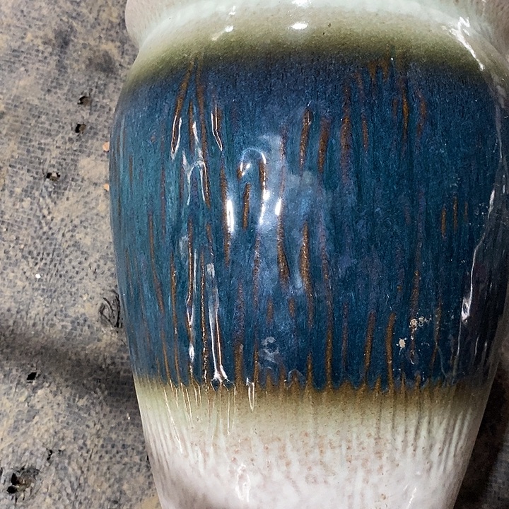 紫砂花盆口径 20高度27