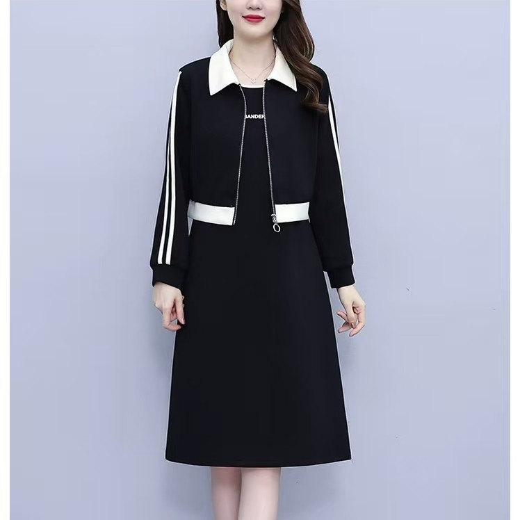 EY5A330女士休闲时尚两件套连衣裙