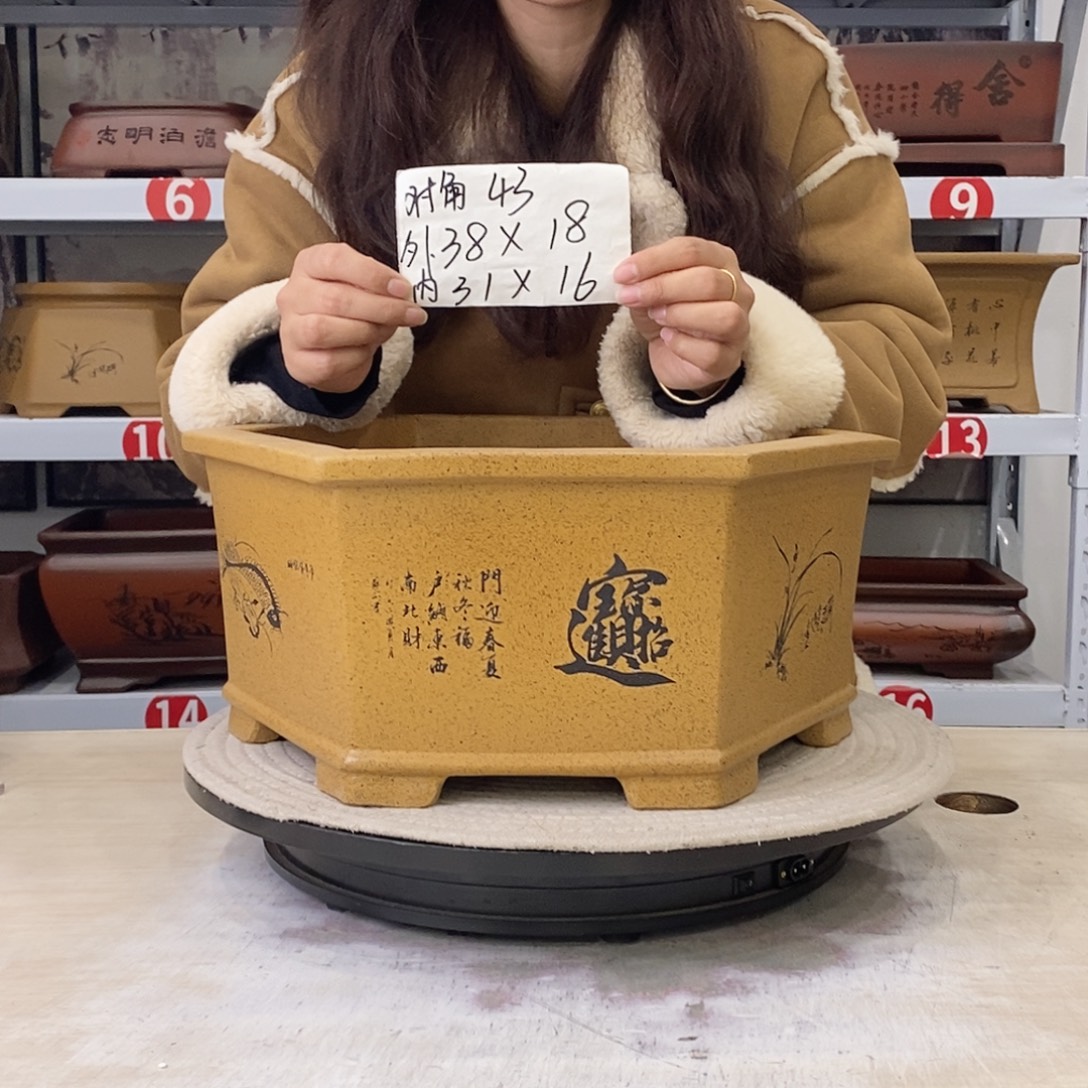 紫砂花盆紫砂花盆