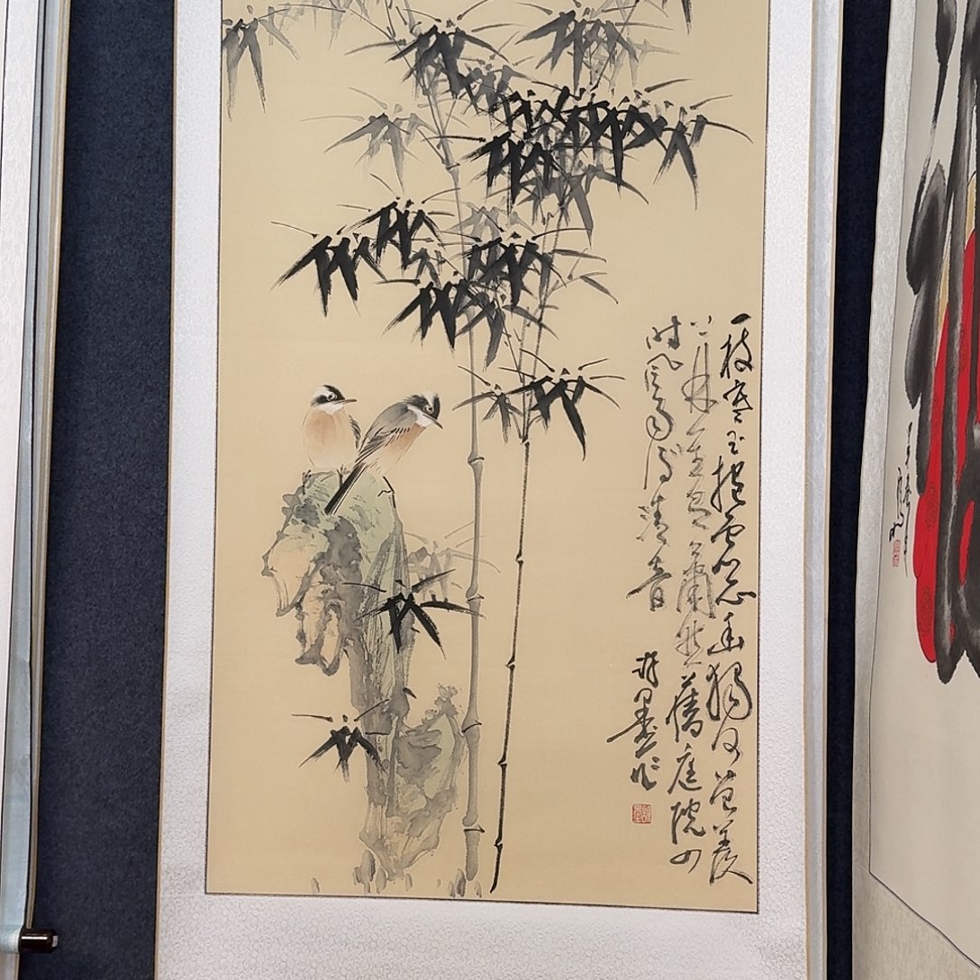 纯手绘国画作品好看四尺