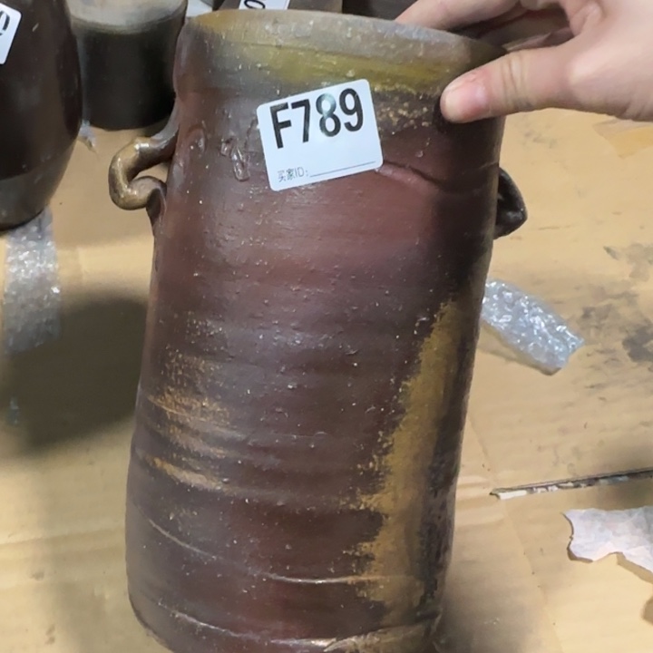 备前烧作品备前烧微瑕