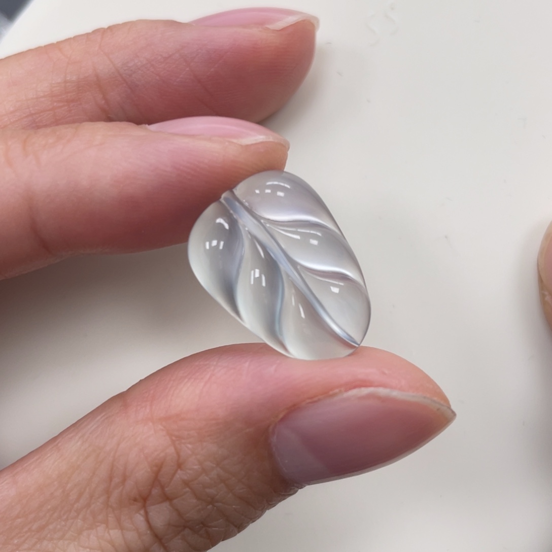 定制翡翠未镶嵌叶子