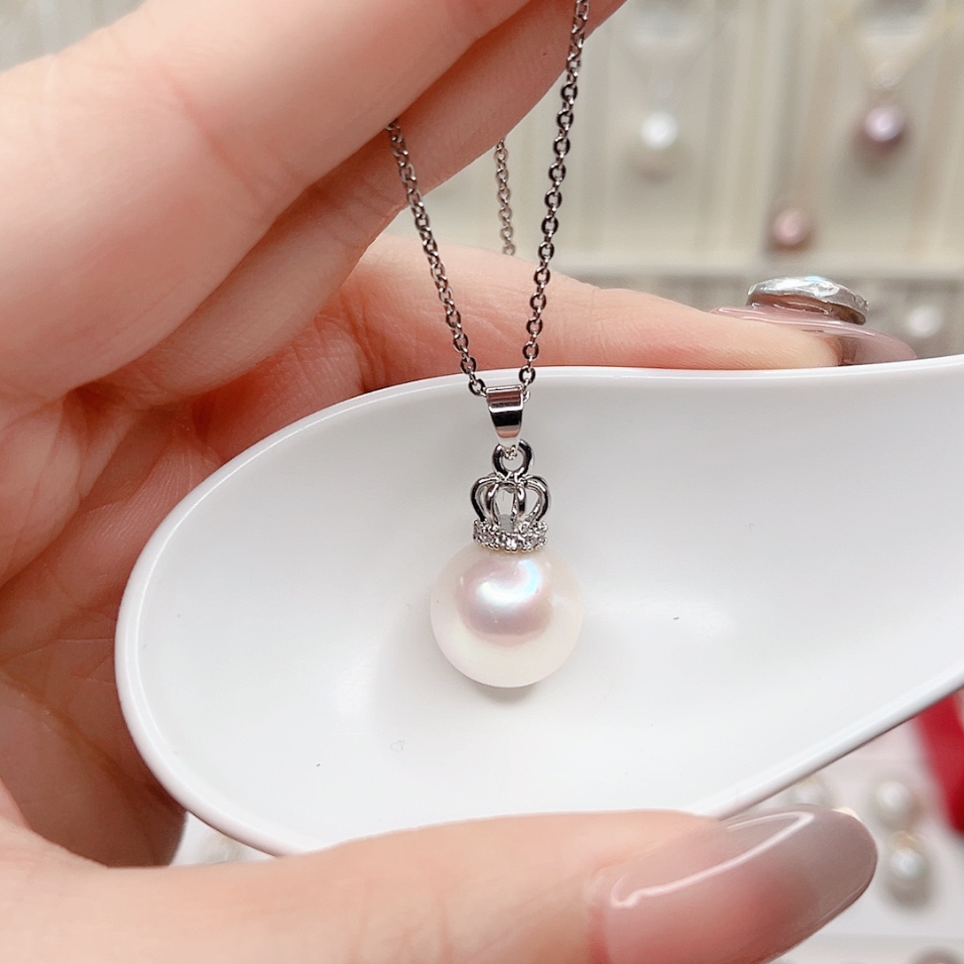 淡水珍珠吊坠(赠链)合金