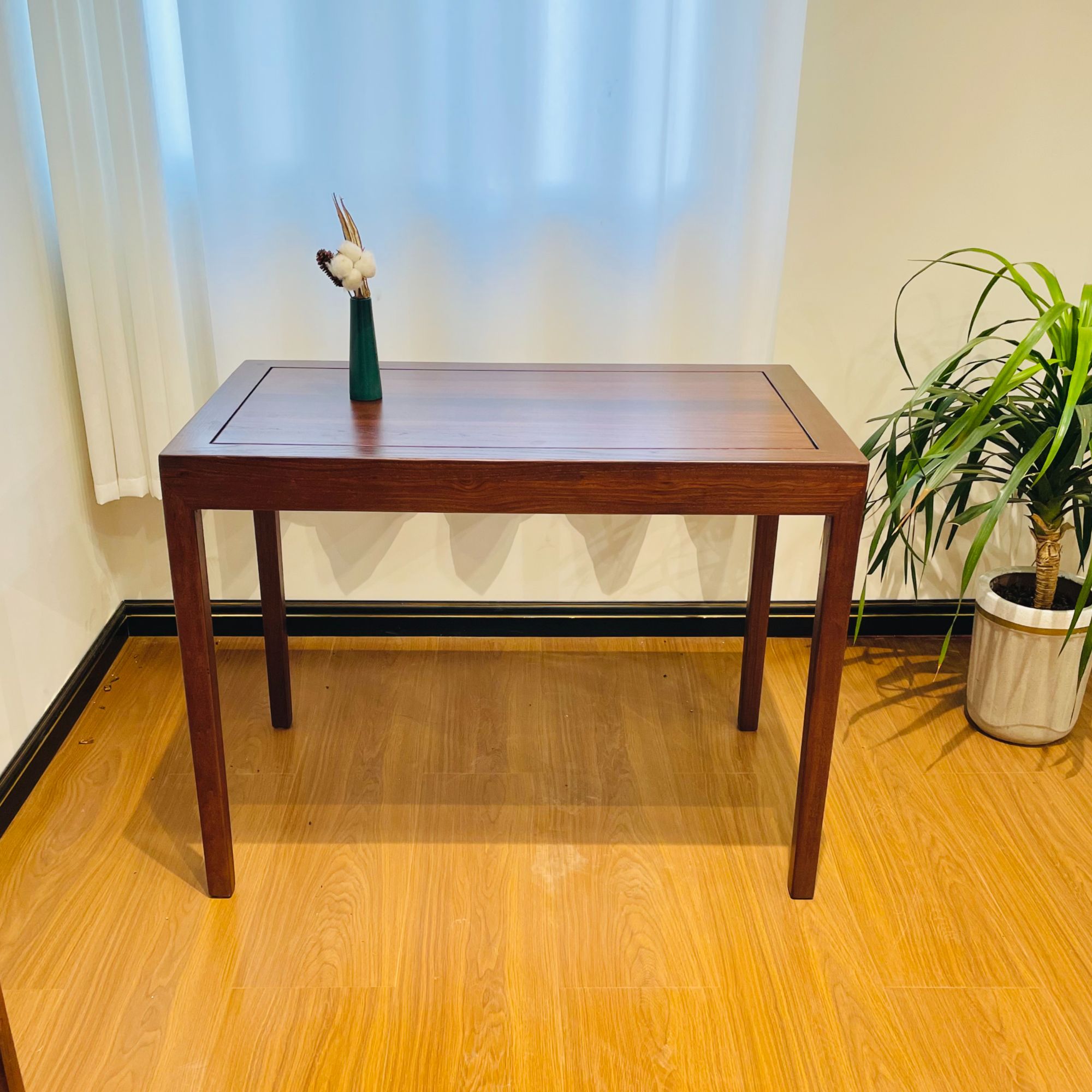 乾元休闲风新中式四平桌书桌茶桌榫卯方形餐桌写字桌