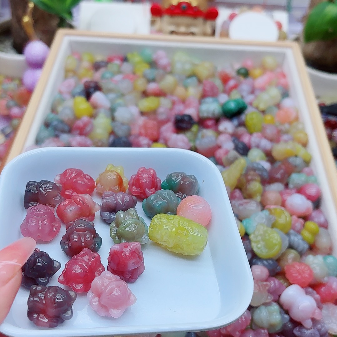 @***࿐玛瑙/玉髓未镶嵌手链盐源100