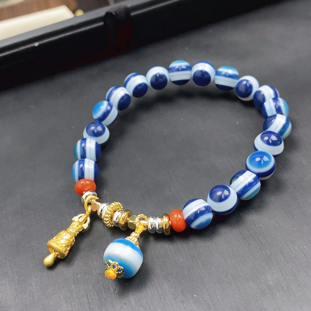 玛瑙/玉髓玛瑙手串合金