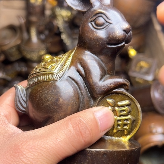 铜制文玩把玩物件