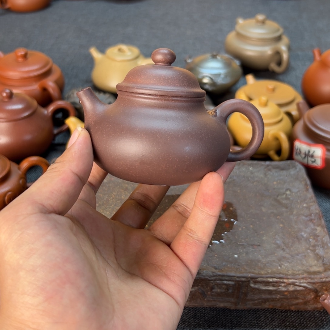 紫砂茶壶半手工容天