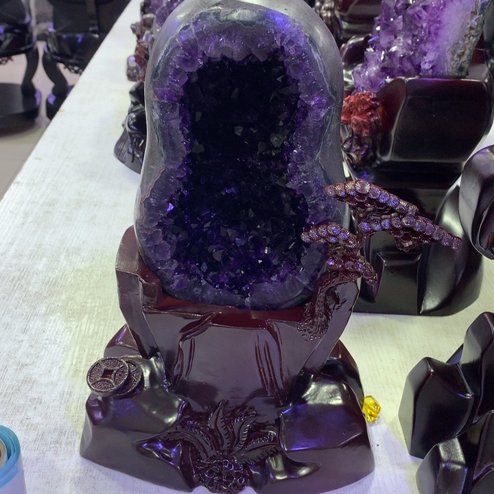 紫晶大型摆件（非配饰）未镶嵌无t