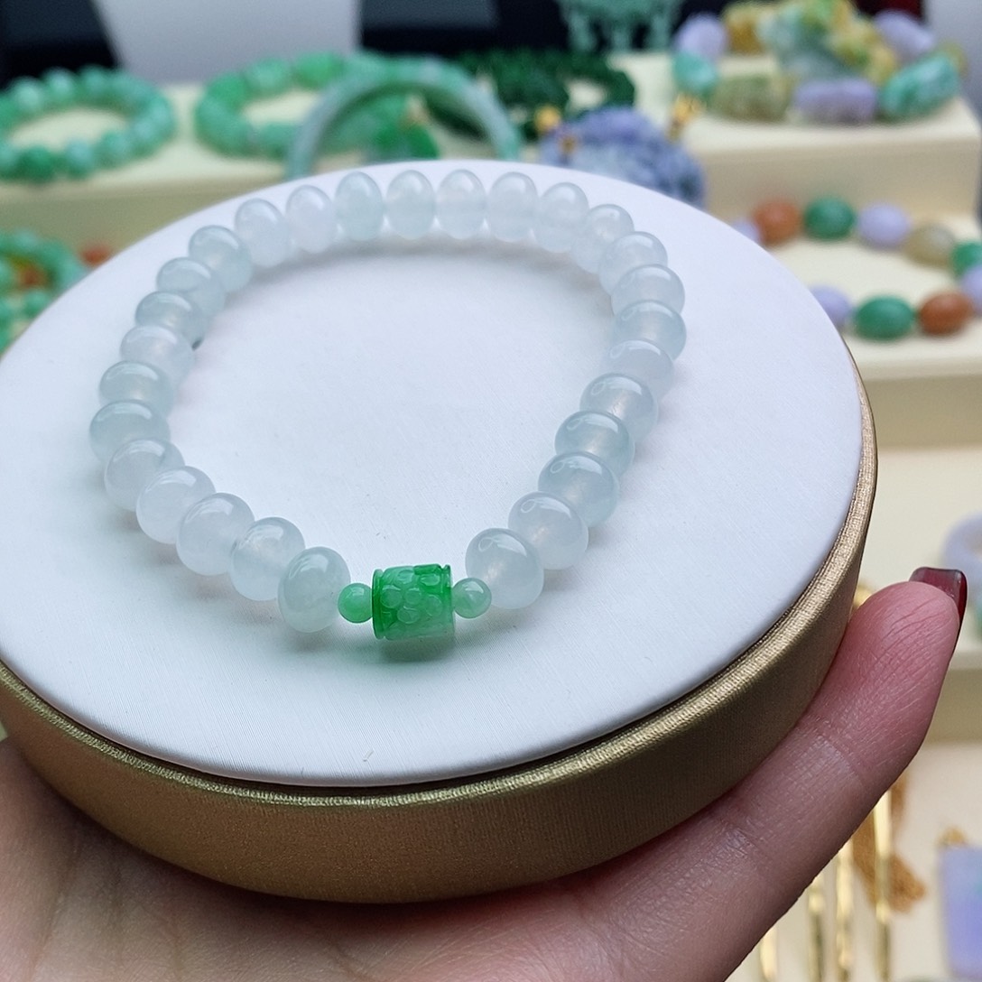 未镶嵌手串翡翠手串