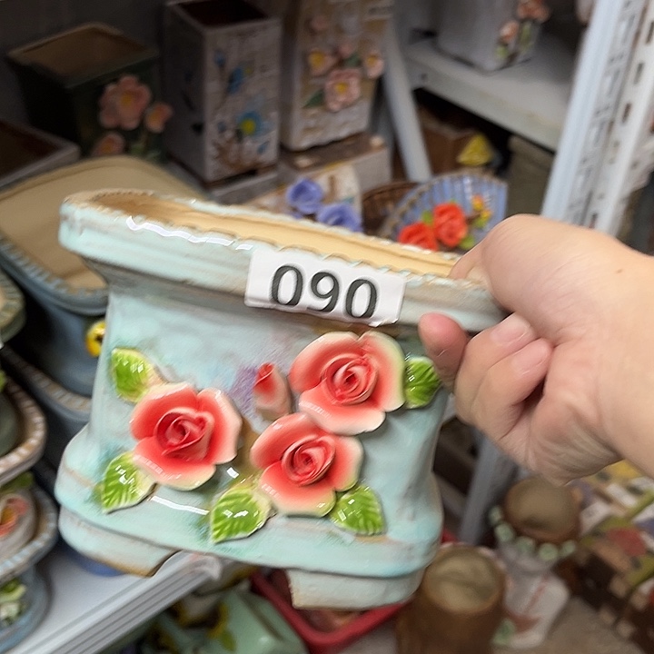 粗陶材质多肉花盆