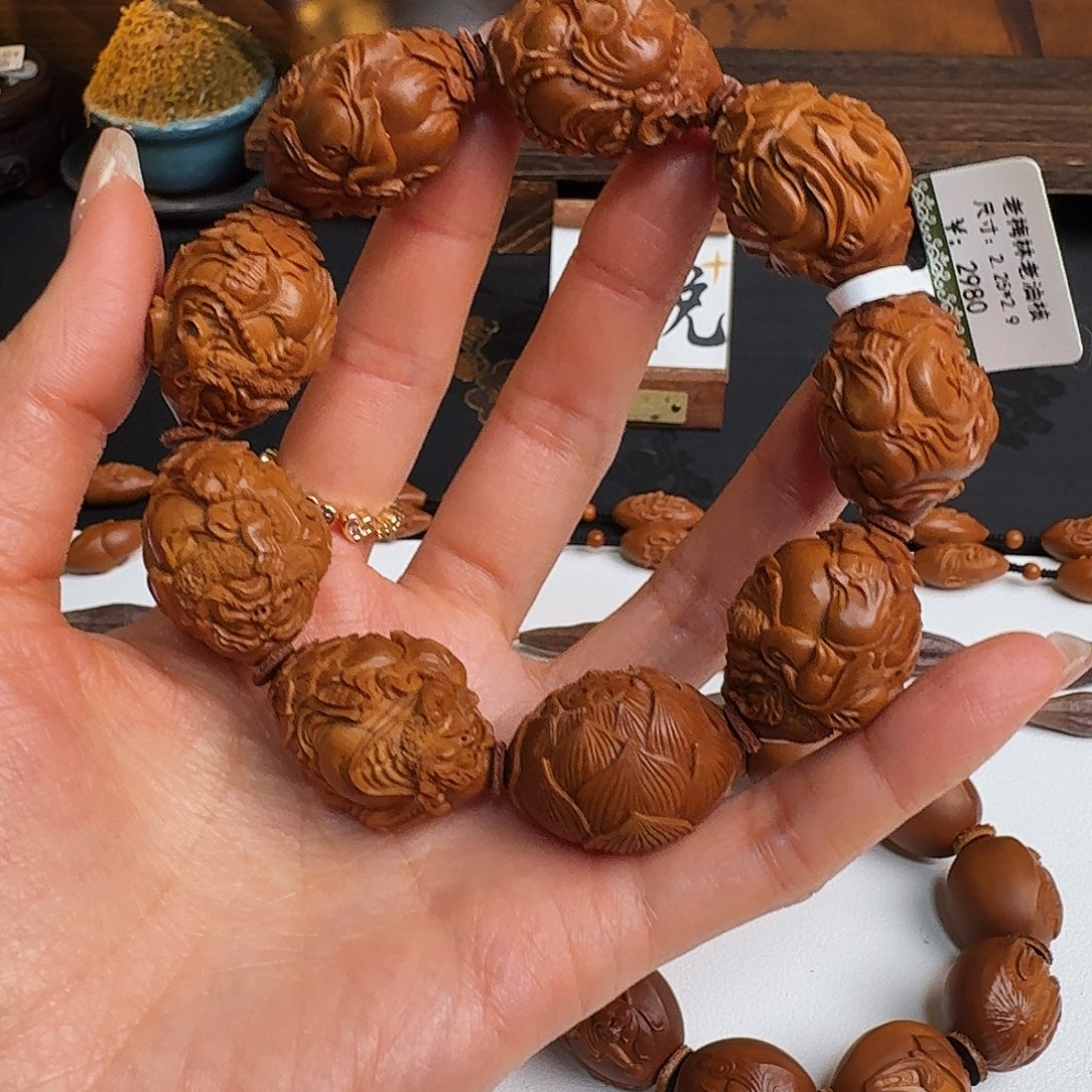 橄榄核手串/手链达摩