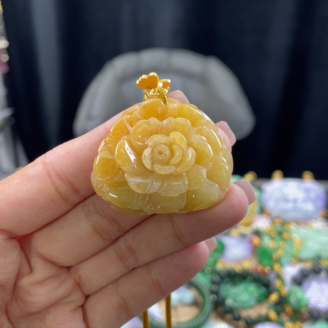 翡翠颈饰未镶嵌代编织