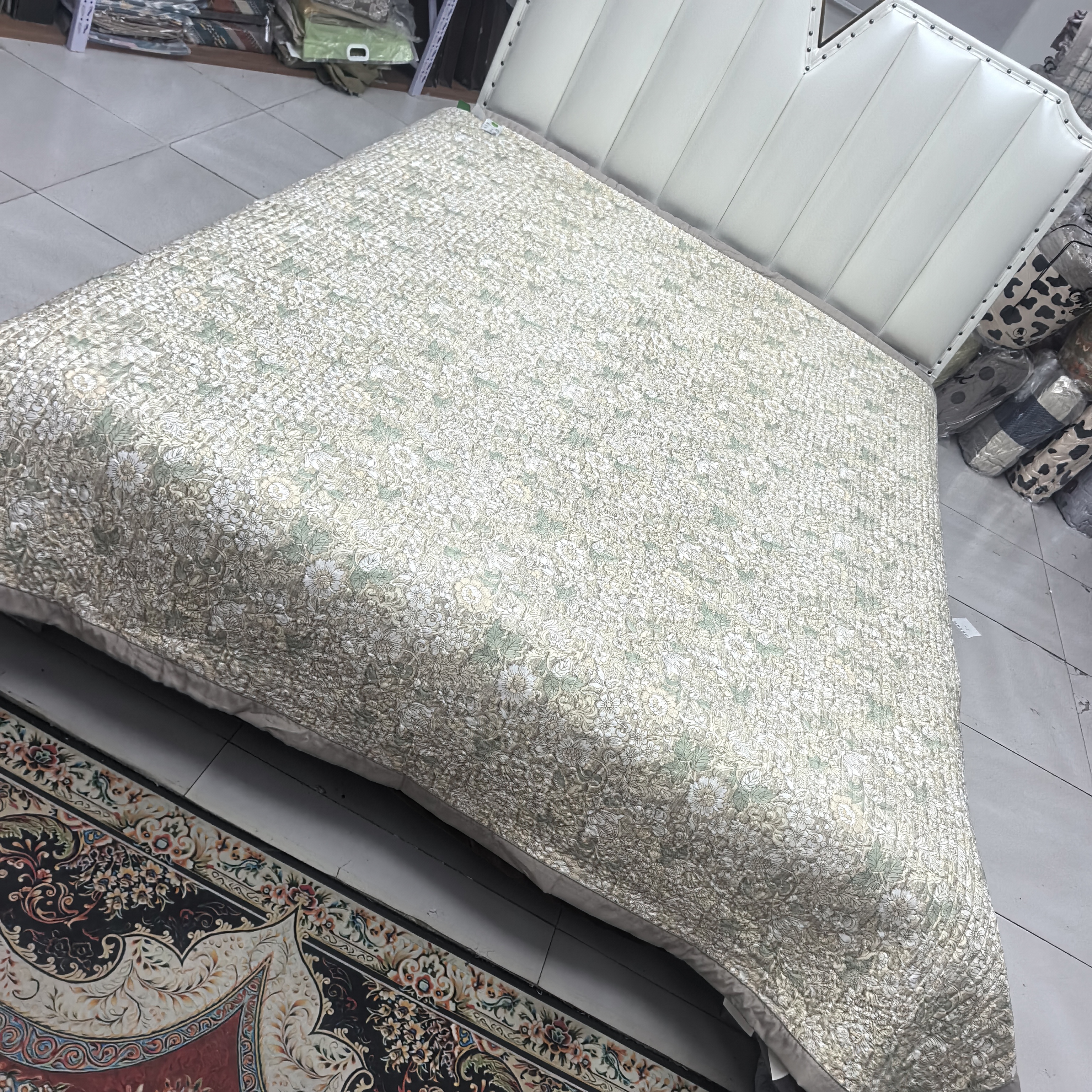 莫小柔宽边床盖《莫桑花园》2米✕2.3米