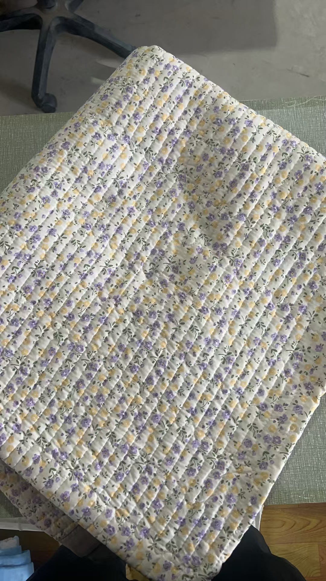 韩式碎花200*230水洗棉加厚绗缝床盖