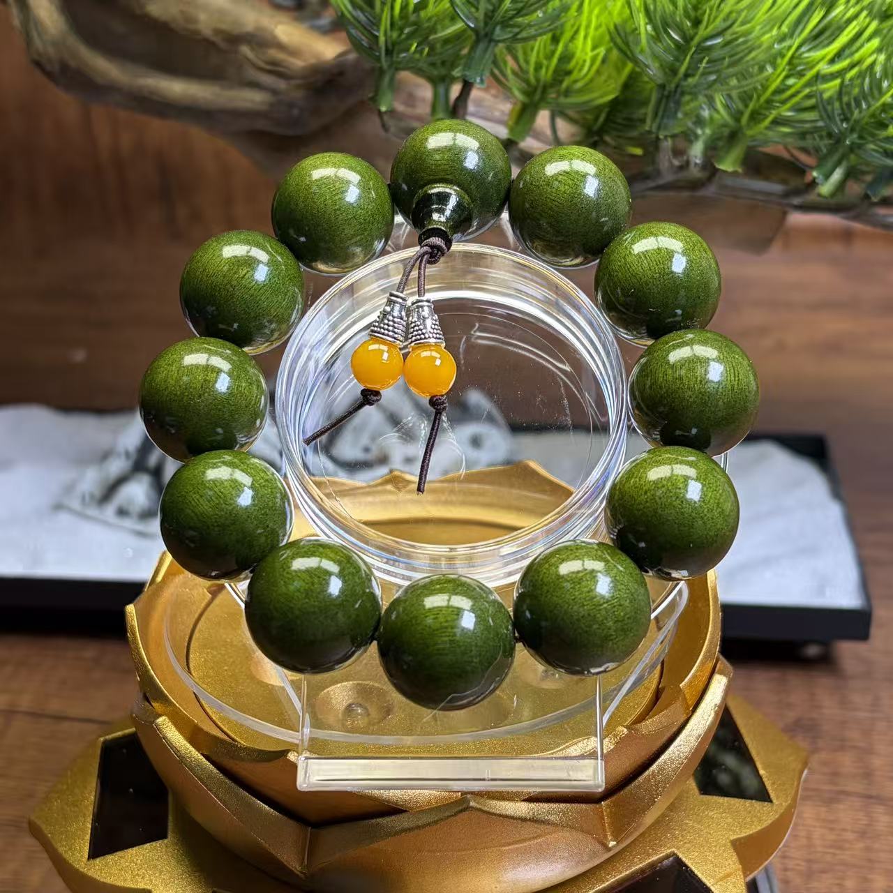 2.0金丝楠木质手串单圈