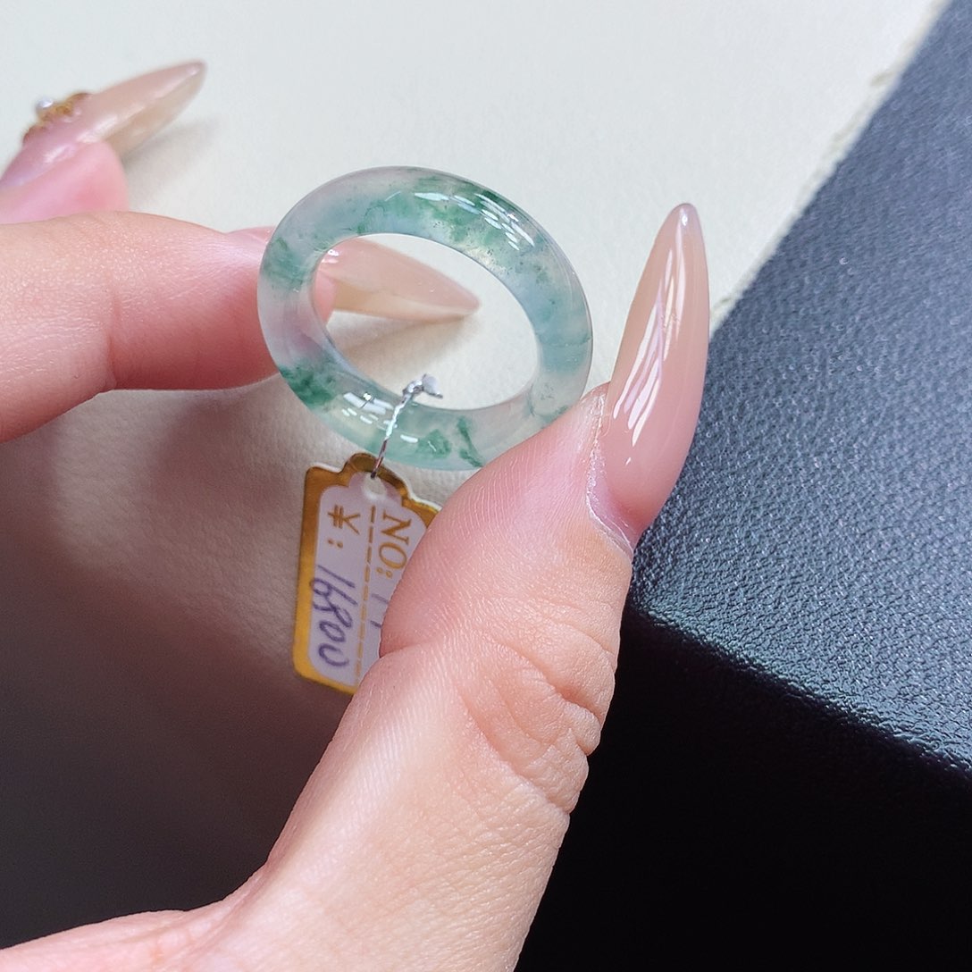 未镶嵌戒指翡翠14号