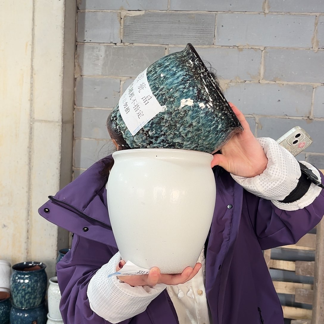 瑕疵两个高22/19红陶