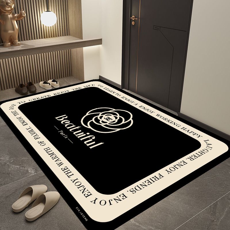 A10【70*100cm】硅藻泥入户门垫喜庆玄关厨房浴室防滑免洗地毯地垫
